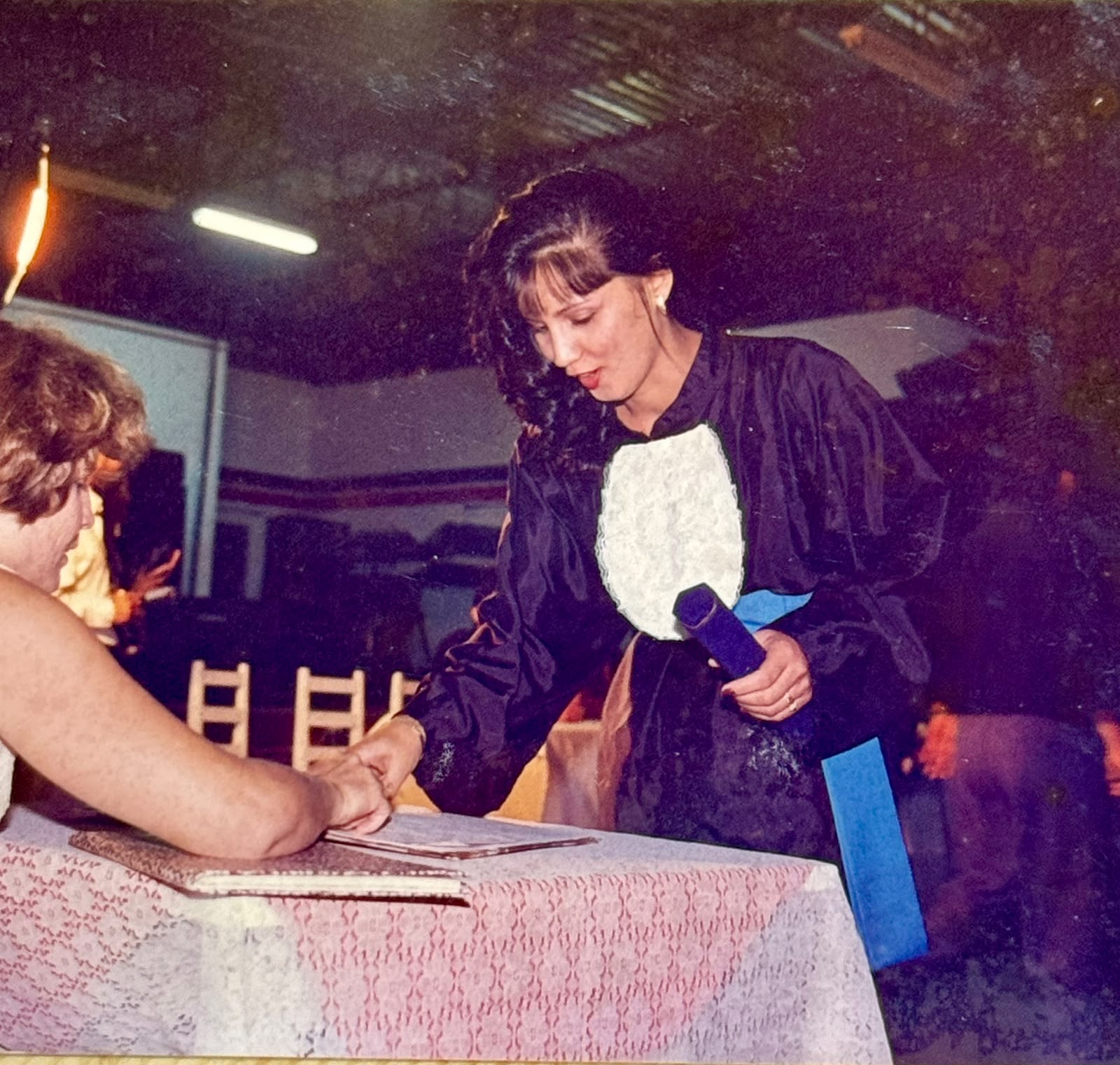 Rosângela em formatura - início da trajetória