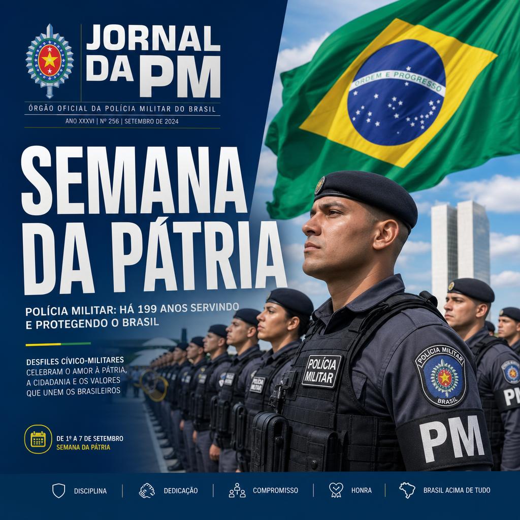 Batalhão Tiradentes realiza solenidade de abertura da Semana da Pátria